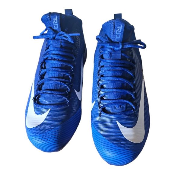 Nike Zoom Trout 3 Men's SZ 12.5 858503-447 Cleats Royal Blue & White  Baseball - Picture 3 of 8